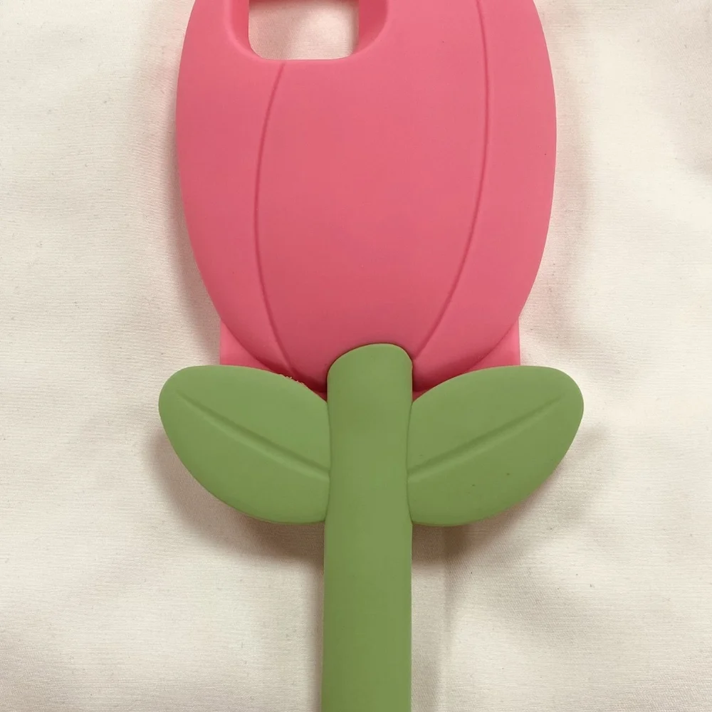 Silicone Floral Design Phone Case for iPhone 14